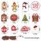 150 Pieces Christmas Gift Tags with String, Kraft Paper Tags Hang Name Tags for Xmas DIY Holiday Party Fvors Christmas Tree Decoration